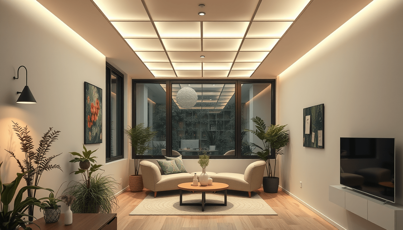 Ambient Biophilic Grids for Micro-Interiors: AI-Powered Layered Lighting with Personal Circadian Zonal Modes.