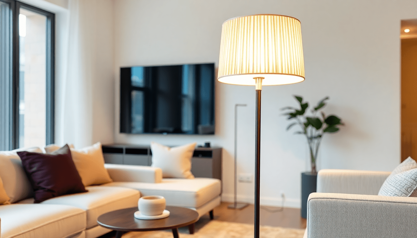 Brighten Your Modern Living Room: The Best Floor Lamps with Pleated Shades for a Cozy Atmosphere in 2025 - XENTAR