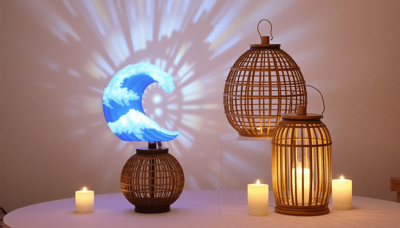 Create a Tranquil Atmosphere: The Ultimate Guide to Ocean Wave Projectors and Rattan Lanterns for Your 2025 Home Decor