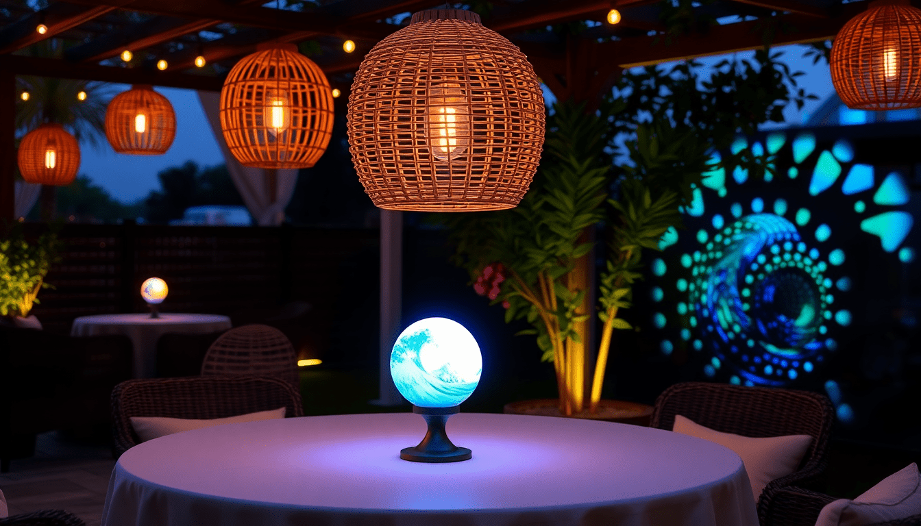 Discover the Best Solar Outdoor Lighting: Enhance Your Space with Rattan Lanterns and Ocean Wave Projectors in 2025 - XENTAR