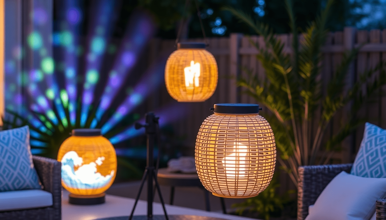 Elevate Your Outdoor Aesthetic: A Comprehensive Guide to Stylish Solar Rattan Lanterns and Ocean Wave Projectors for 2025