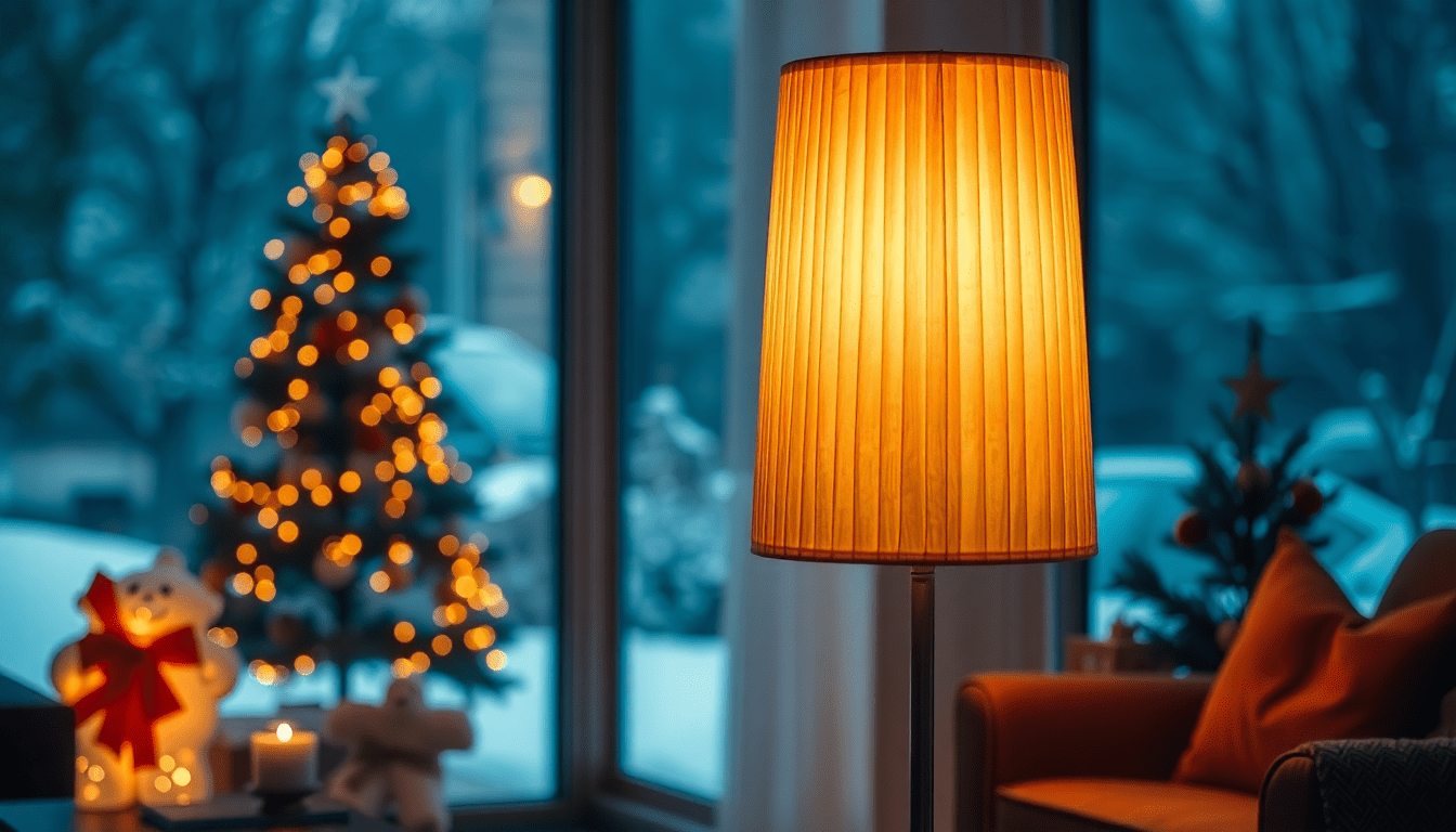 Exploring the Magic of Pleated Shade Floor Lamps: A Modern Touch for Your Christmas Decor in 2025 - XENTAR
