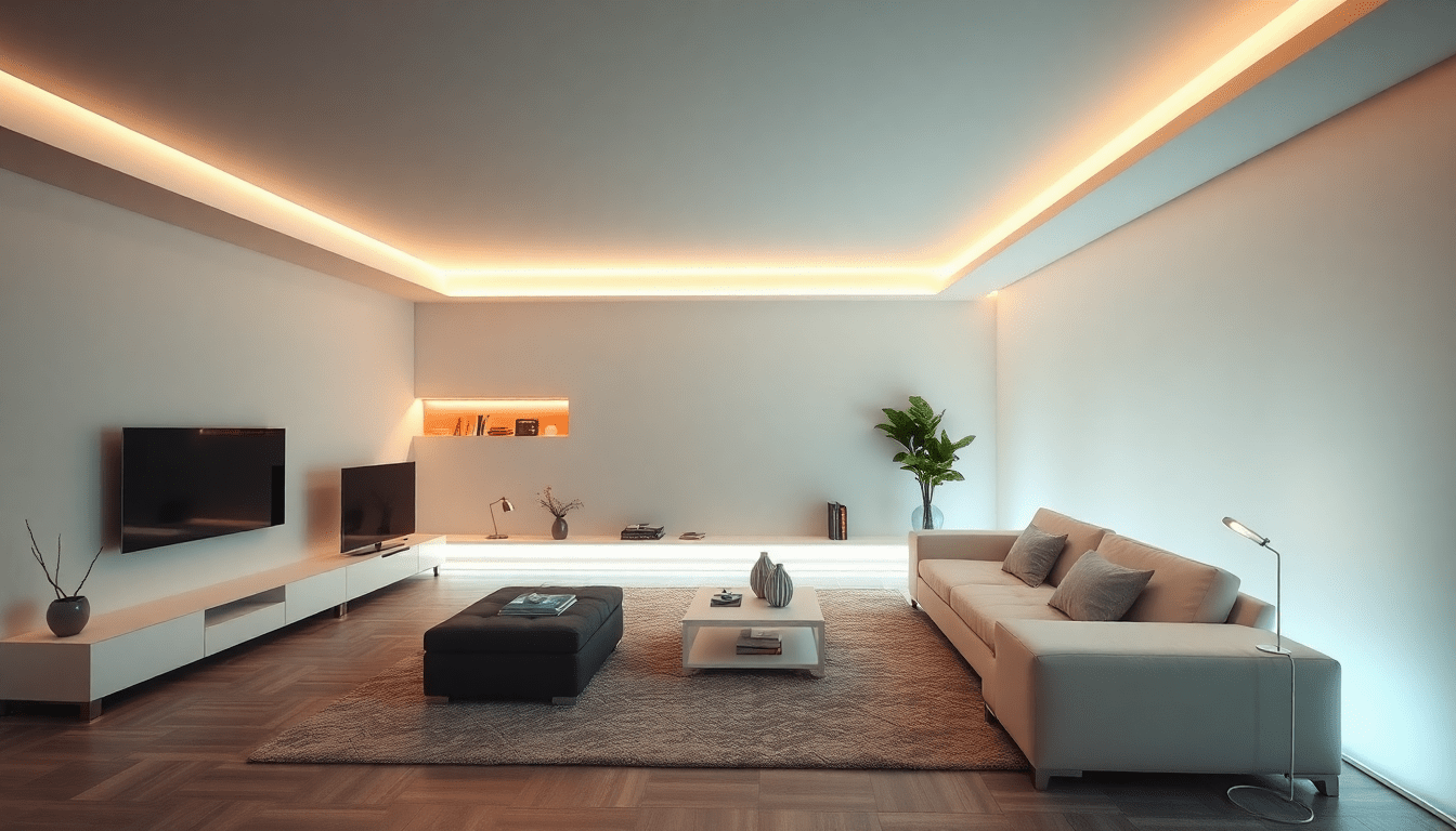 Harnessing Smart Ambient Lighting and Modular Furniture to Create Dynamic, Space-Efficient Living Environments