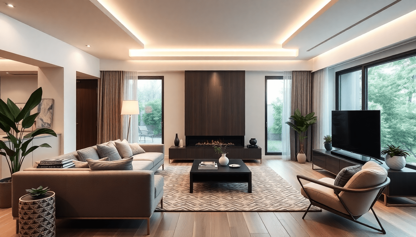 View of Smart Lighting & Modular Furniture: Future of Stylish, Functional Homes ...