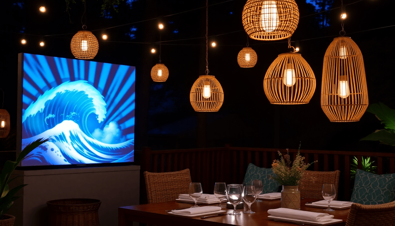 Innovative Lighting Solutions: The Best Ocean Wave Projectors and Rattan Lanterns for a Modern Outdoor Experience in 2025 - XENTAR