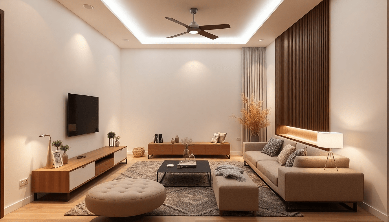 Innovative Smart Lighting Solutions to Enhance Floor-to-Ceiling Modular Furniture in Small Modern Homes