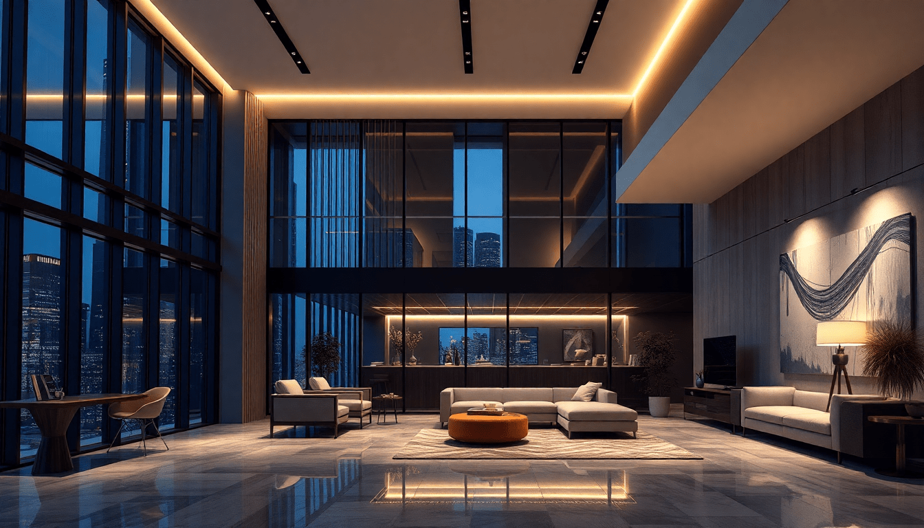 Innovative Smart Lighting Techniques to Enhance Mood and Aesthetic Appeal in Contemporary Interior Design