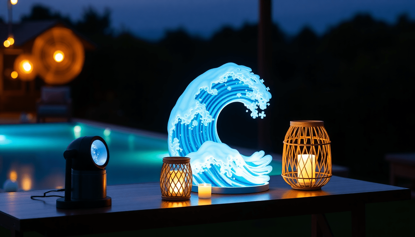 Maximize Your Home's Style: Discover the Best Ocean Wave Projectors and Rattan Lanterns for a Chic 2025 Decor Update