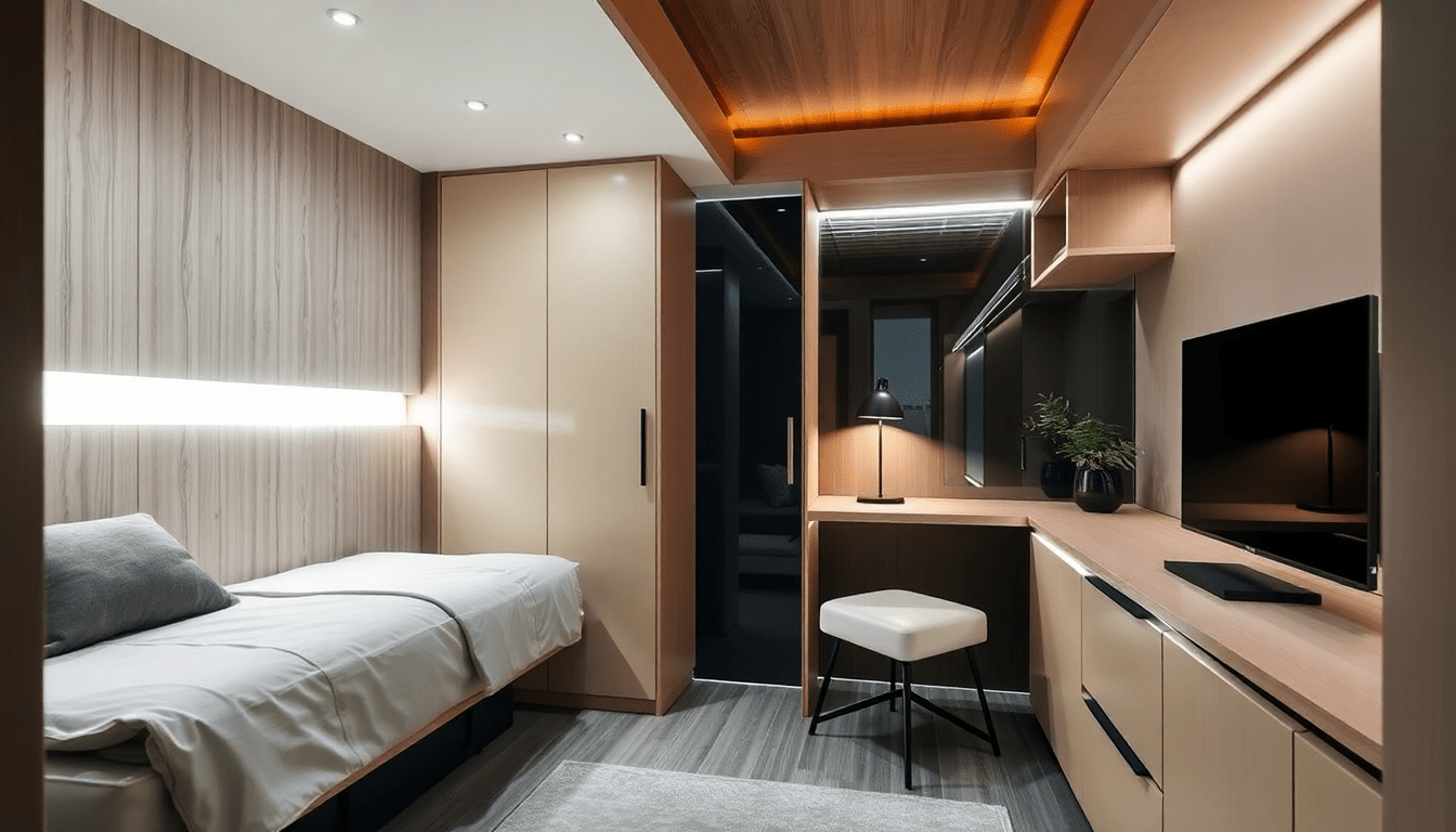 Micro-Room Lighting Blueprint: Smart Ambient Strategies to Seamlessly Integrate Foldaway Furniture in Small Homes