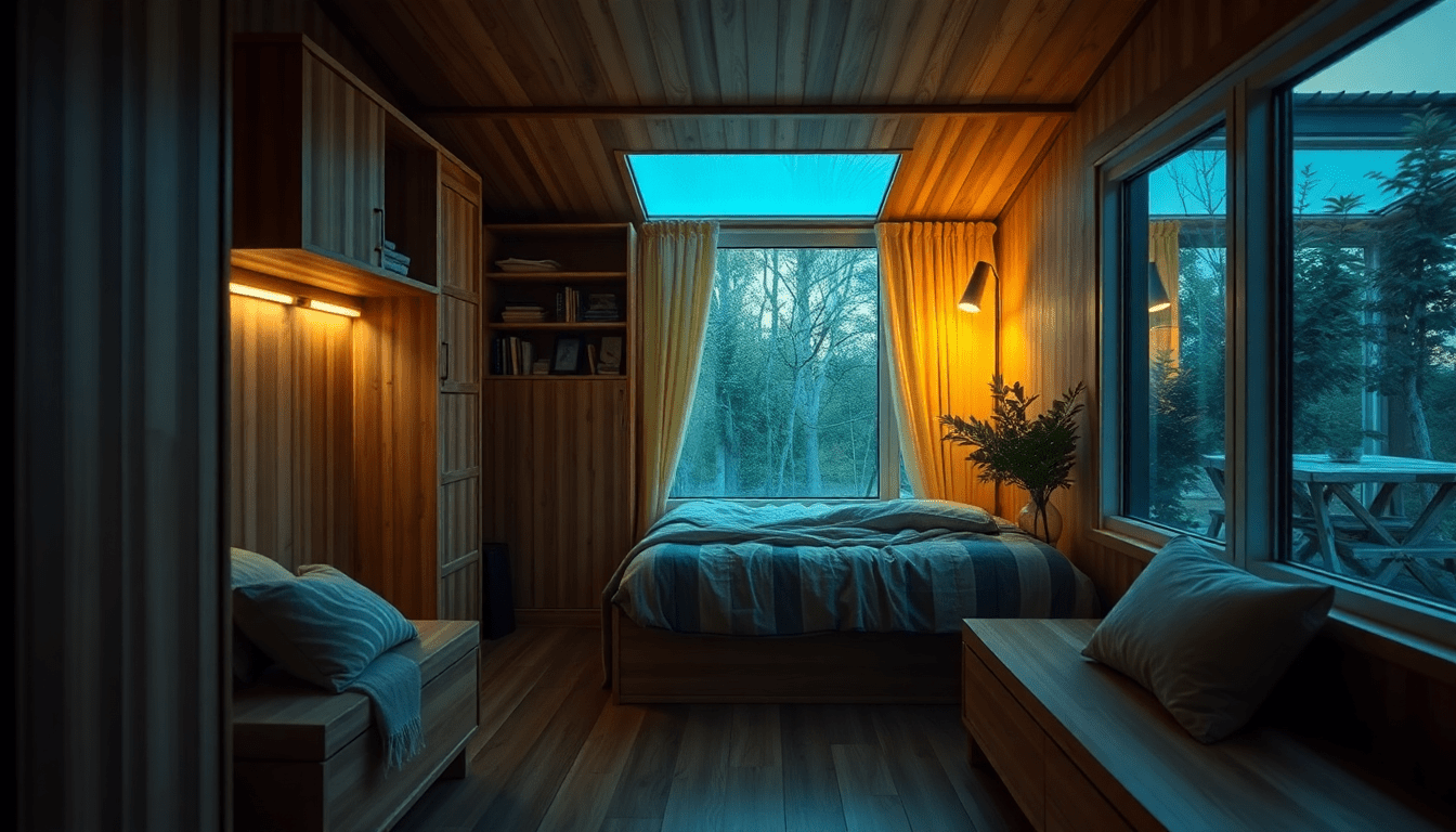 Smart Light Grammar for Microhomes: Sensor-Tuned Ambient Techniques to Integrate Foldaway Furniture as Seamless Built‑Ins
