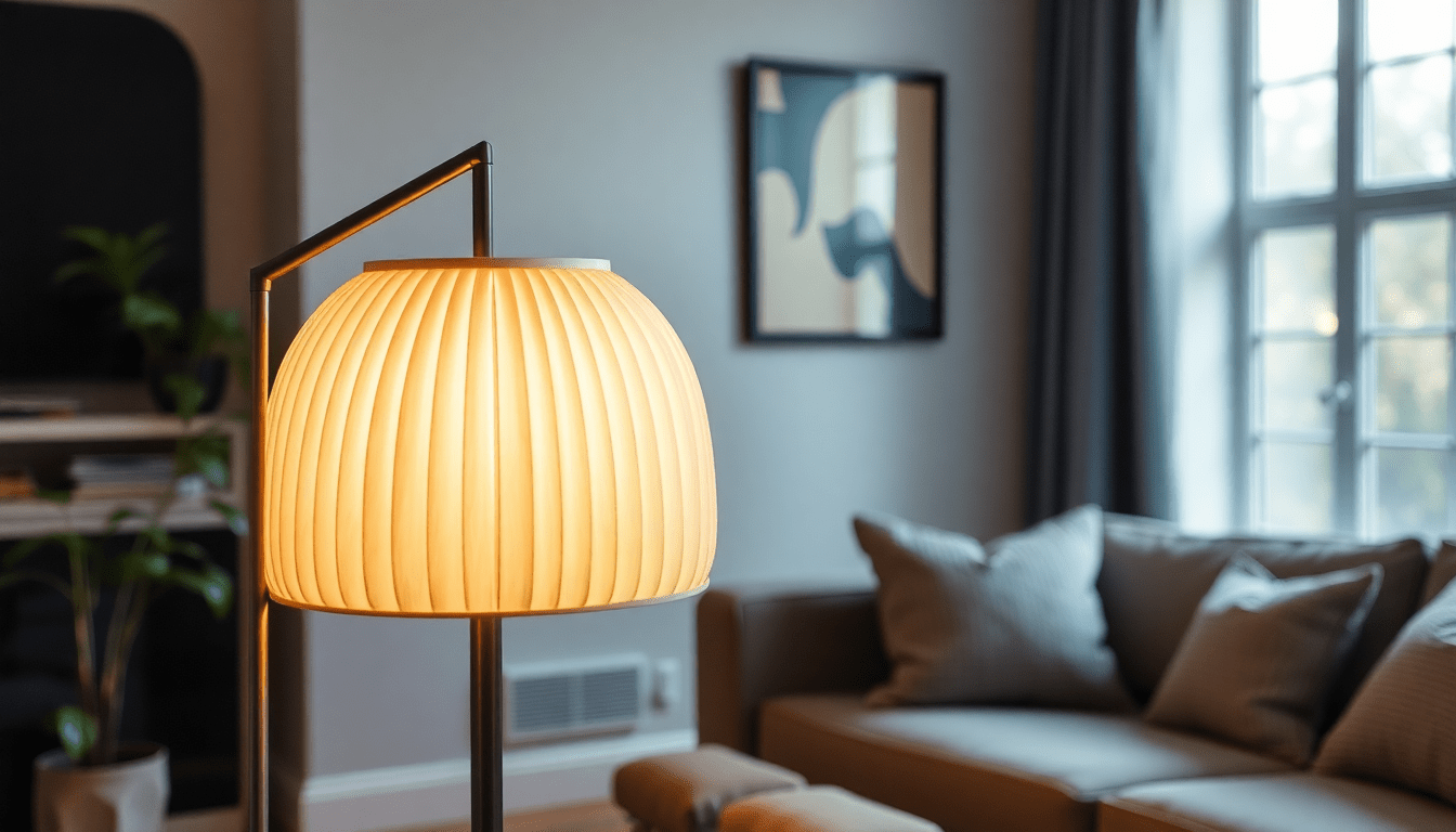 The Ultimate Guide to Choosing the Right Floor Lamp with Pleated Shade for Your Home in 2025