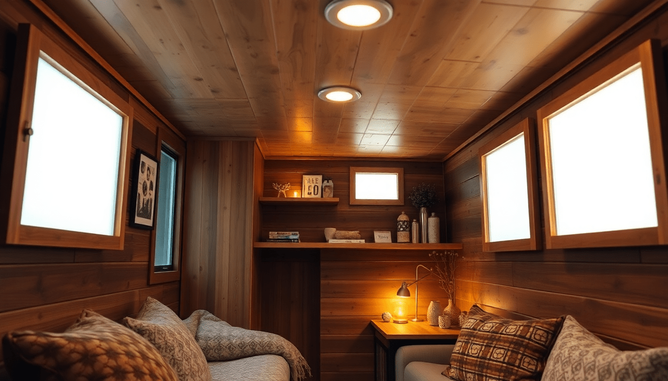 Tiny Homes, Big Glow: Modular Zonal Ambient Lighting for Small Spaces with Energy-Efficient Smart Controls