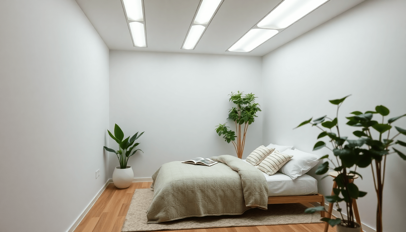 Tiny-Space Lighting Architecture: Biophilic Modular LEDs with AI-Driven Circadian Zonal Control