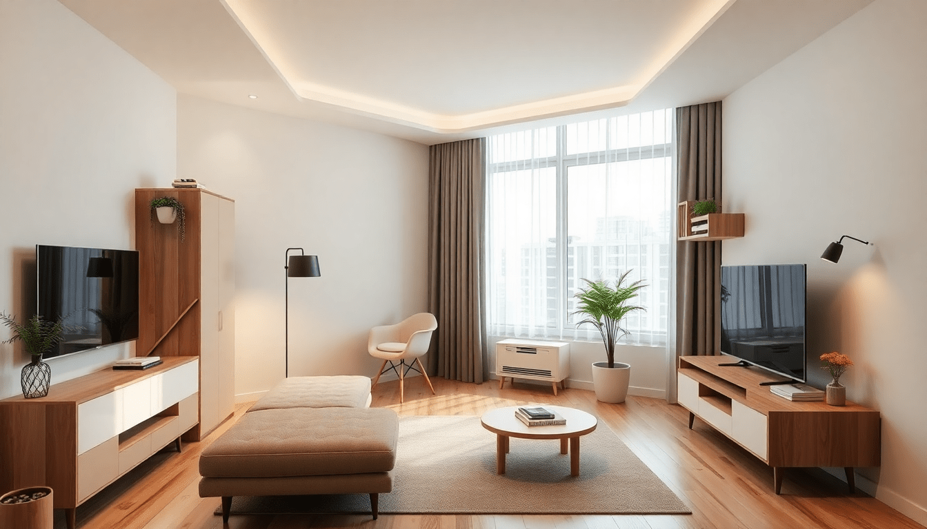Transform Small Living Spaces with Innovative Smart Lighting and Multifunctional Furniture Designs in 2025