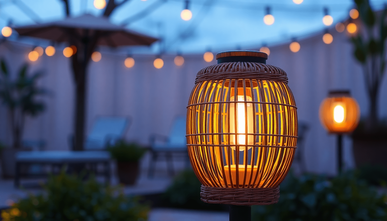 Transform Your Outdoor Space with Solar Rattan Lanterns: A Sustainable Lighting Solution for 2025
