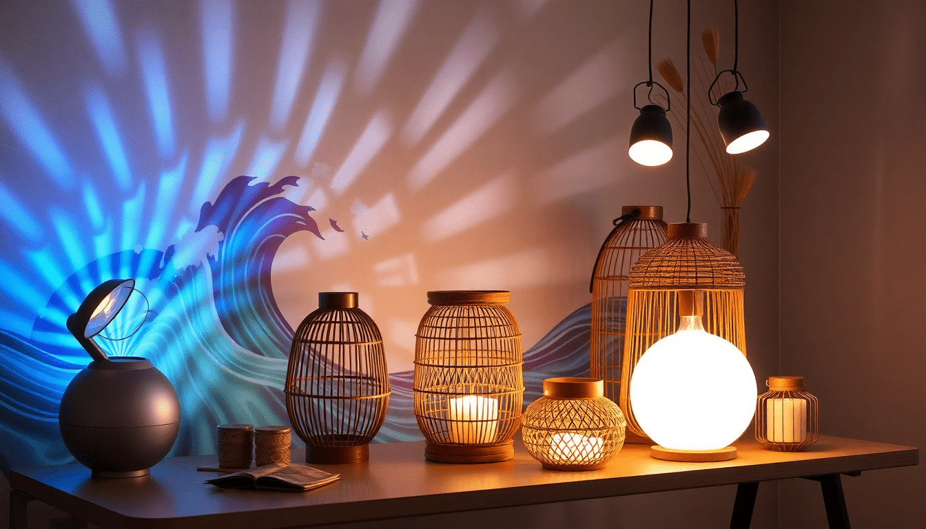 Unleash Your Home's Potential: The Best Ocean Wave Projectors, Rattan Lanterns, and Multifunctional Lighting for 2025 Decor