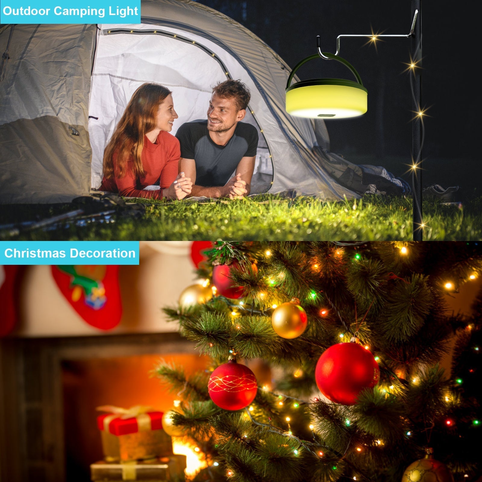 32ft Waterproof Retractable LED Light & Power Bank - XENTAR