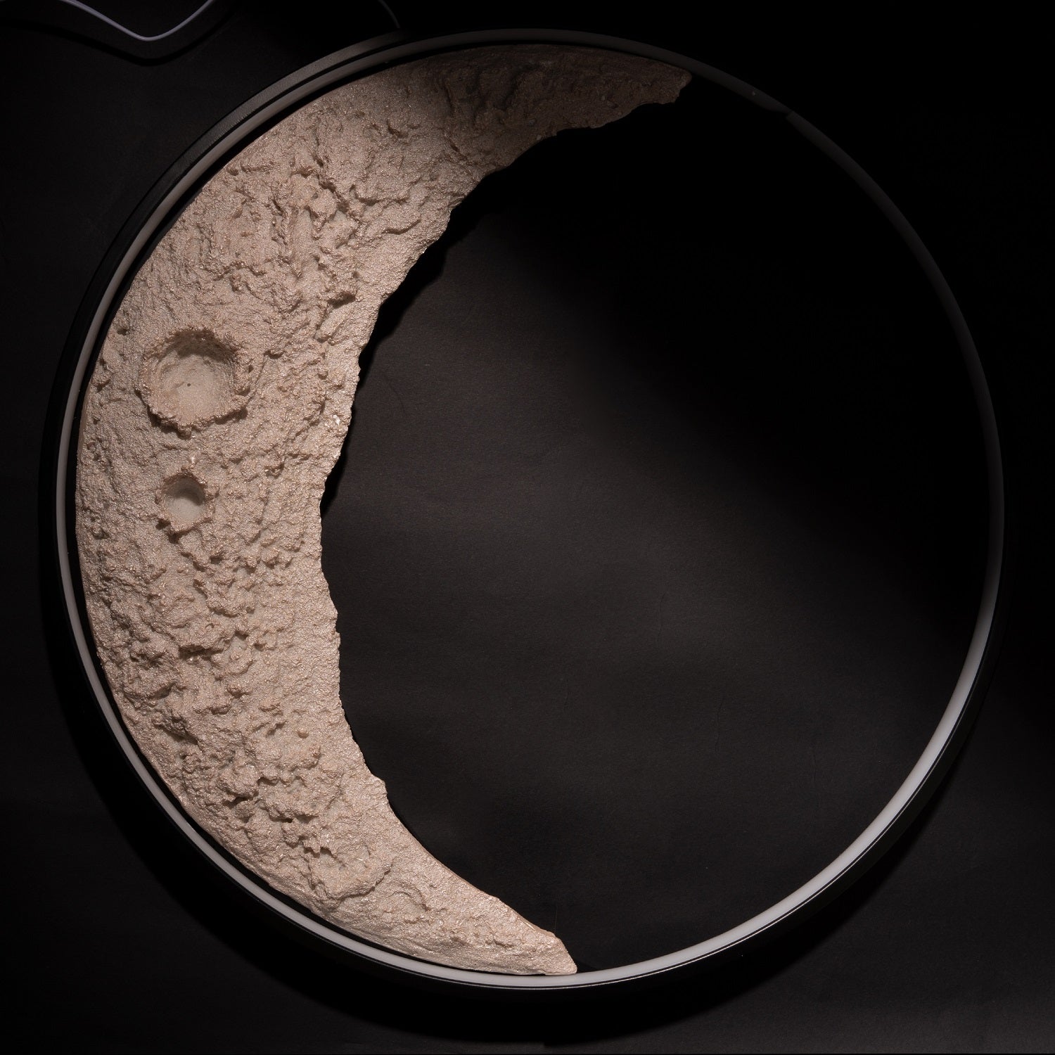 3D Moon Indoor & Outdoor Wall Lamp showcasing detailed lunar surface design for elegant indoor and outdoor lighting ambiance.