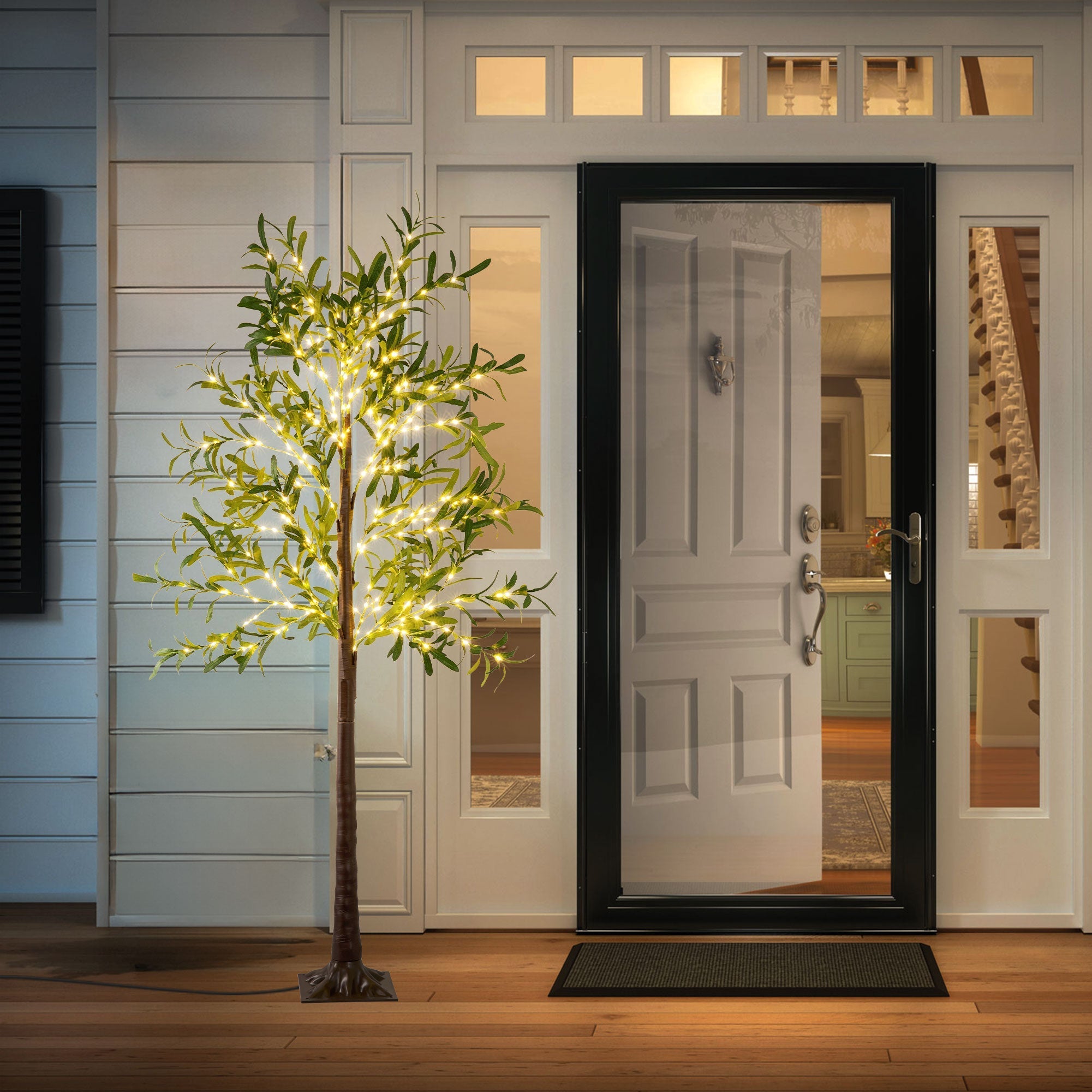 Artificial Olive Tree with LED Fairy Lights - XENTAR