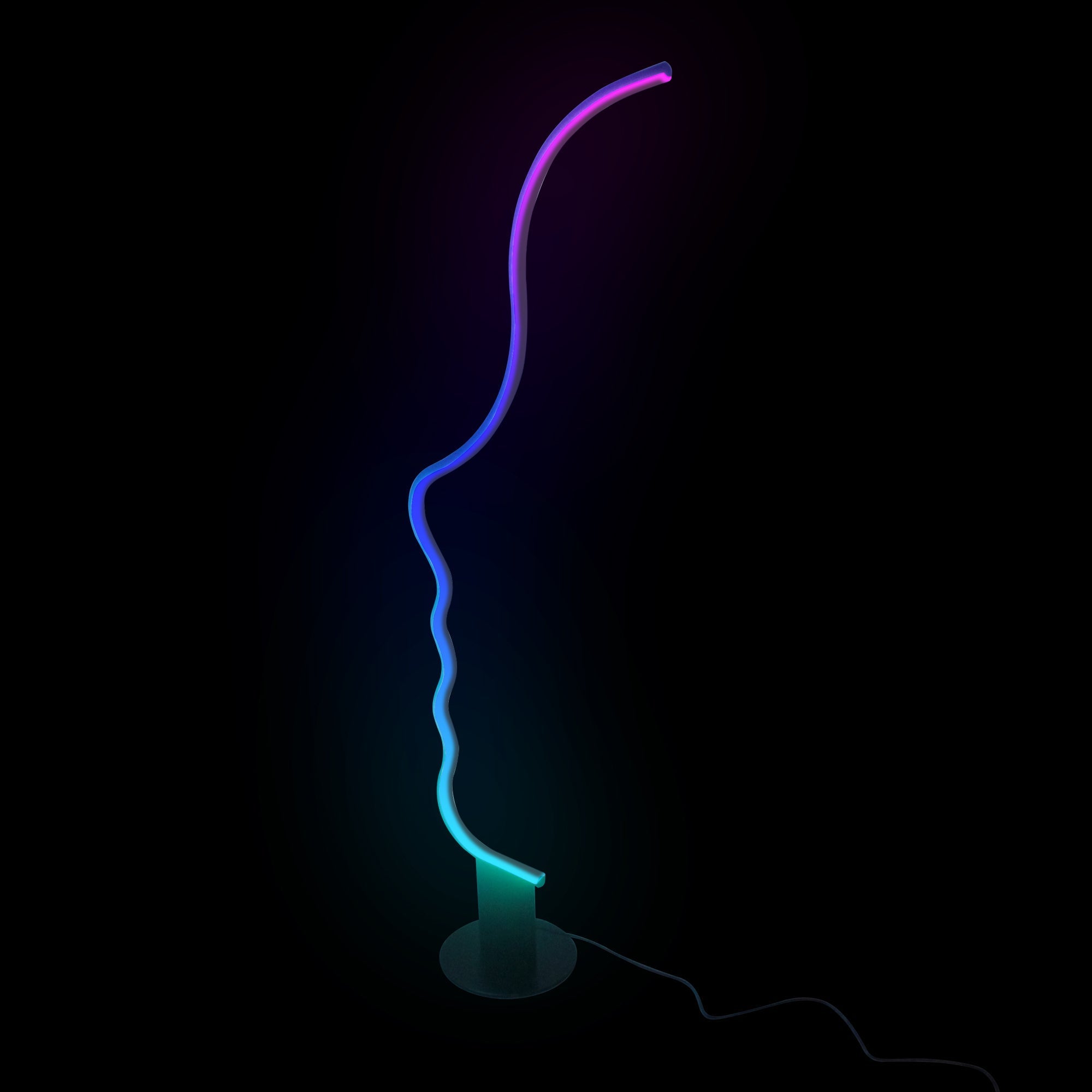 Edward Visage RGB Lamp with stylized human face silhouette and vibrant customizable LED lighting effects.