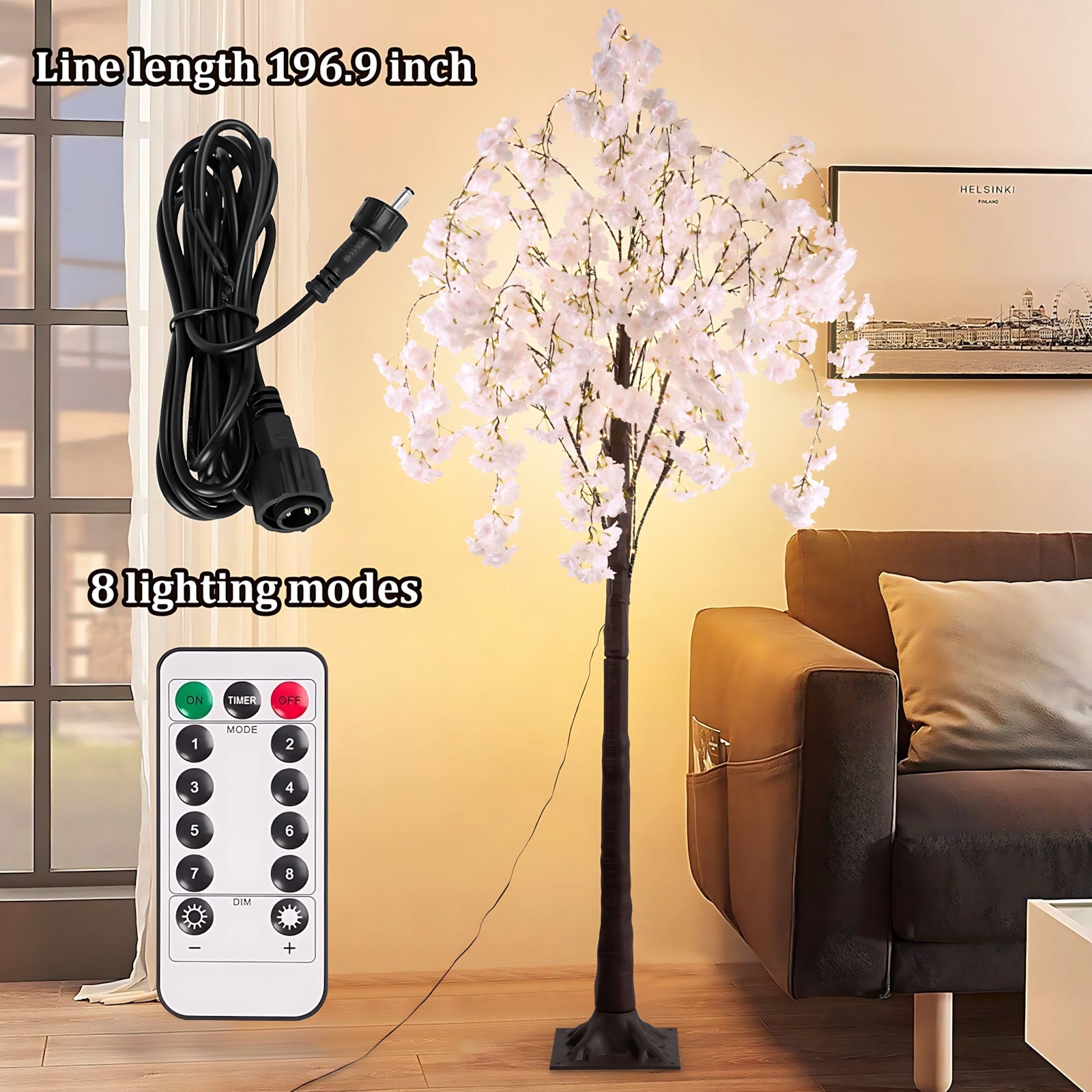 Enchanting LED Cherry Blossom Tree (5.9ft) - XENTAR