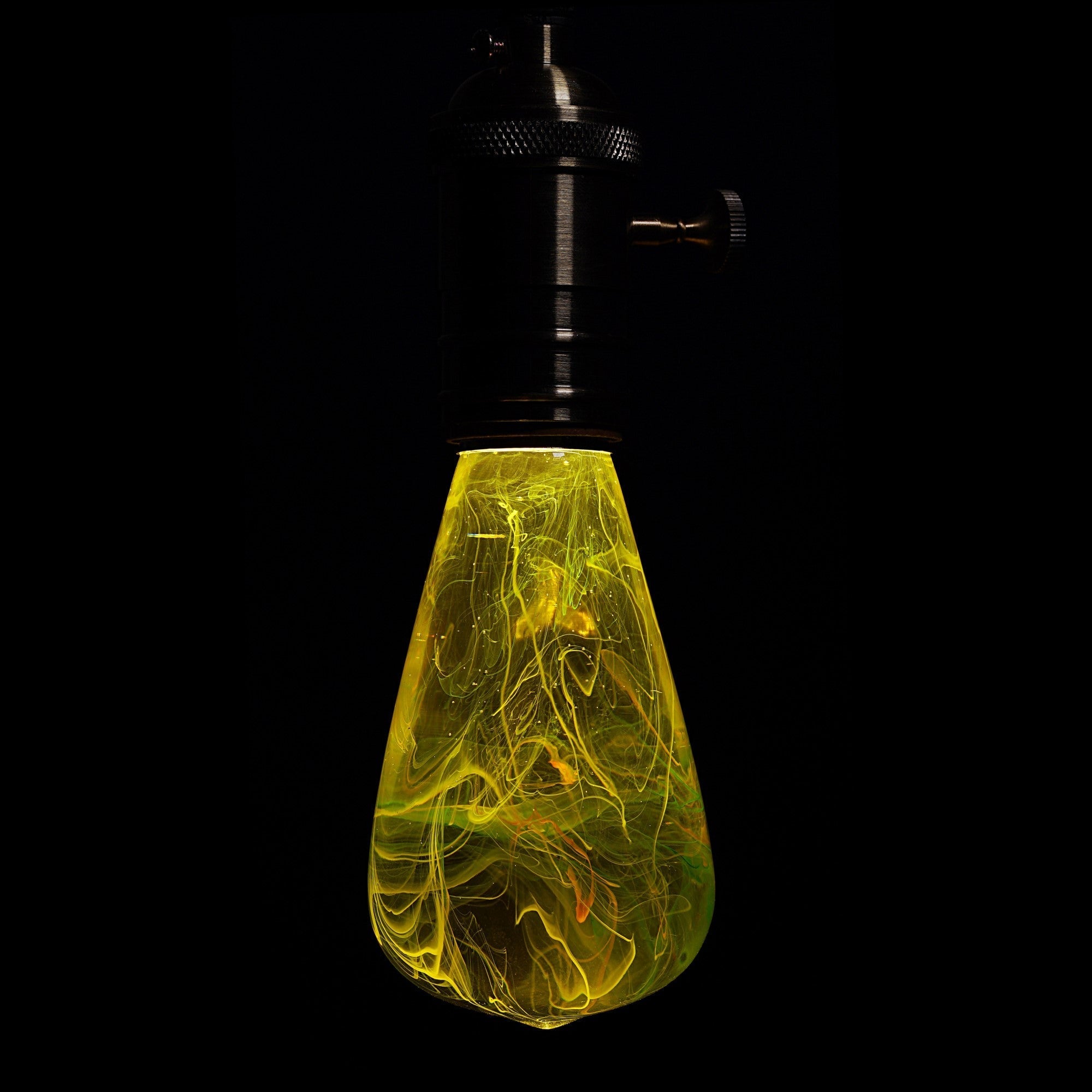 EP Light - Celestial Heat Bundle | 3-Pack LED Bulbs glowing with unique resin design and cosmic vibrant illumination.