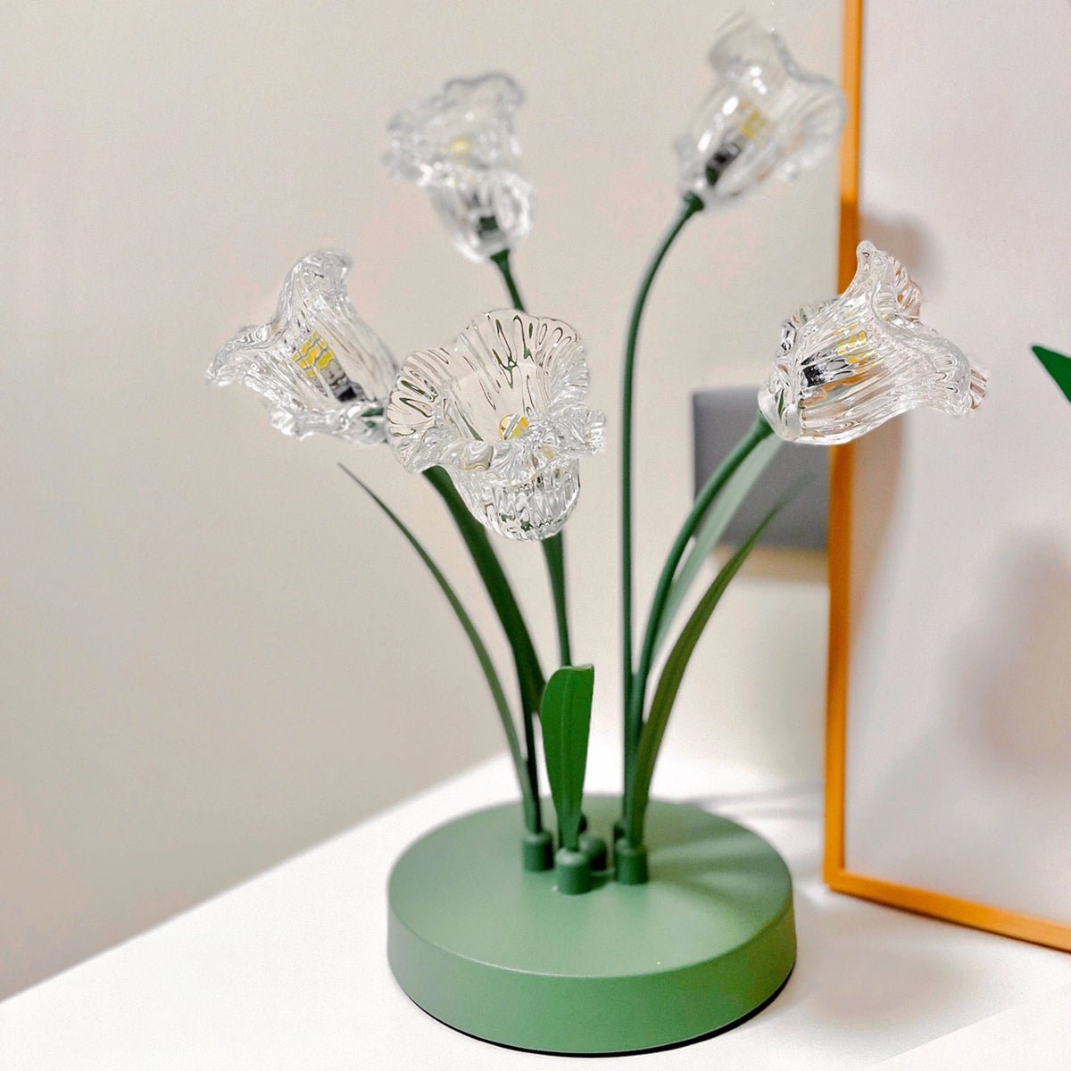 Floral Glass Lamp - XENTAR