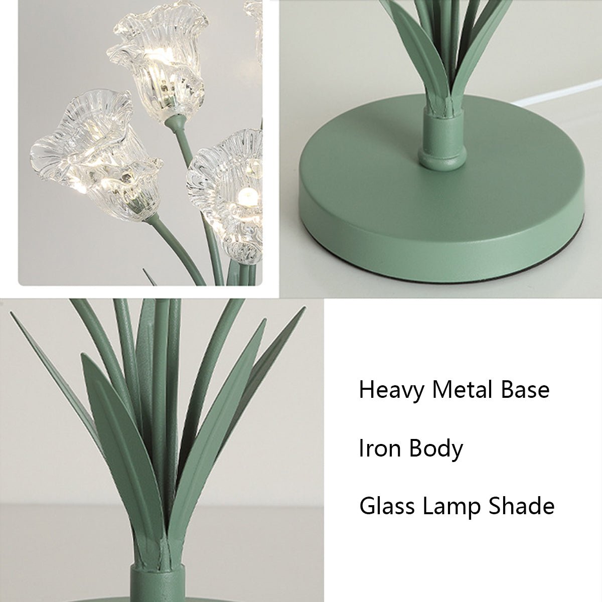 Floral Glass Lamp - XENTAR