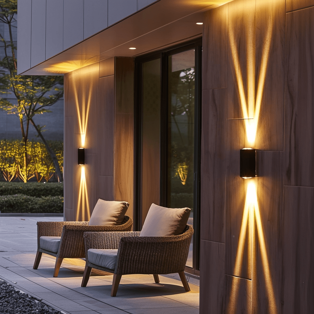 LED Waterproof Outdoor 3 Beams Wall Light - XENTAR