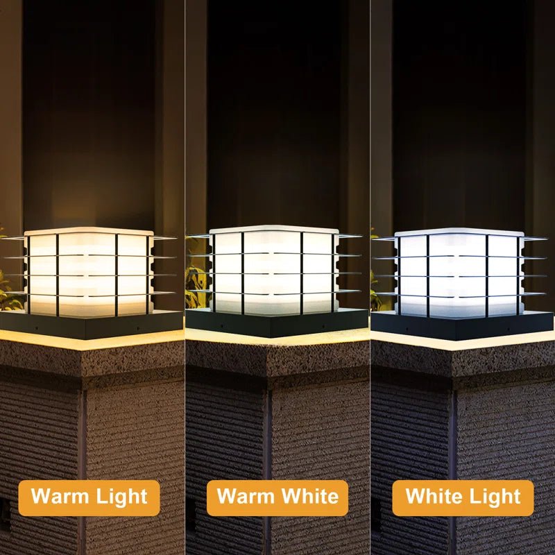 Outdoor Solar Fence Post Cap Lights - XENTAR