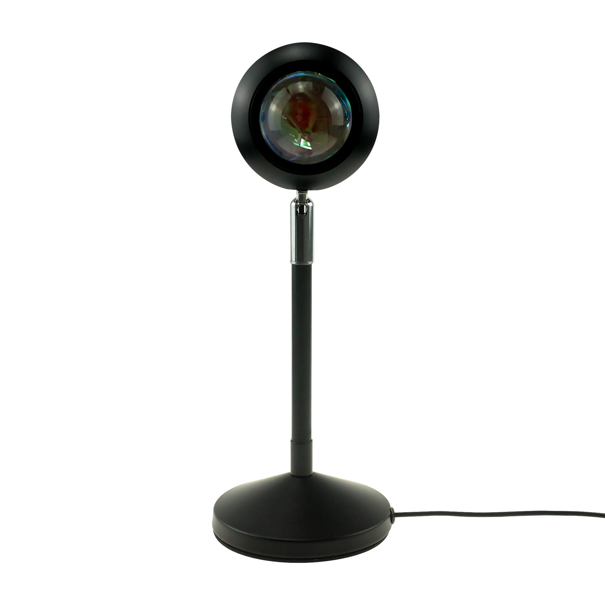 RGB Sunset Projector Lamp with sleek design and advanced optics for vibrant color projection and ambiance enhancement.
