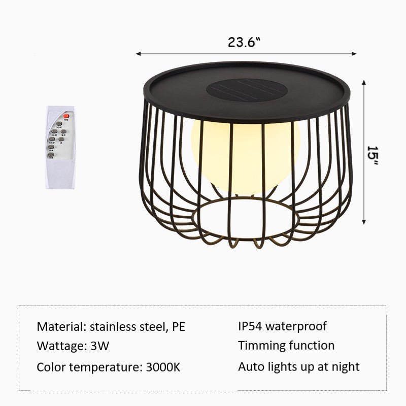 Solar Powered LED Outdoor Floor Lamp - XENTAR