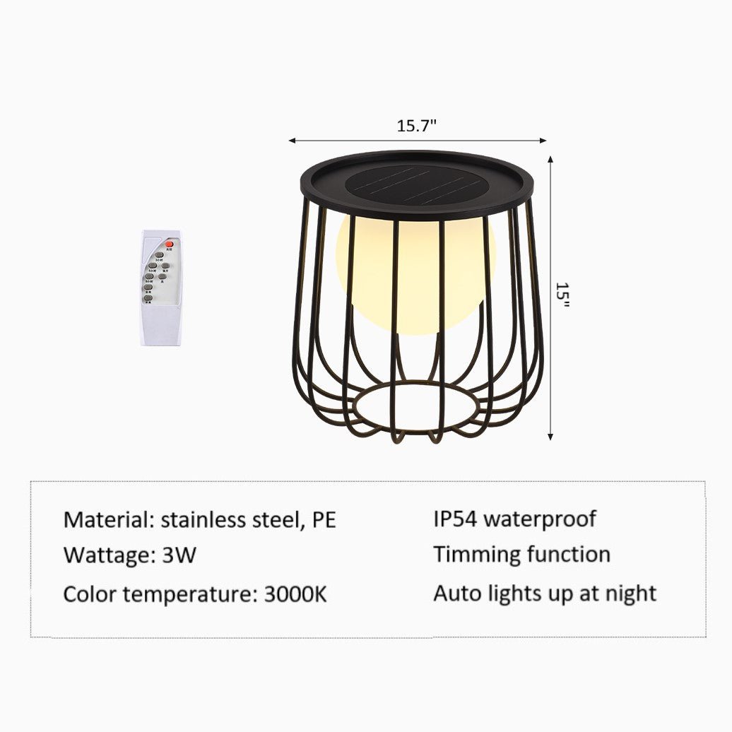 Solar Powered LED Outdoor Floor Lamp - XENTAR