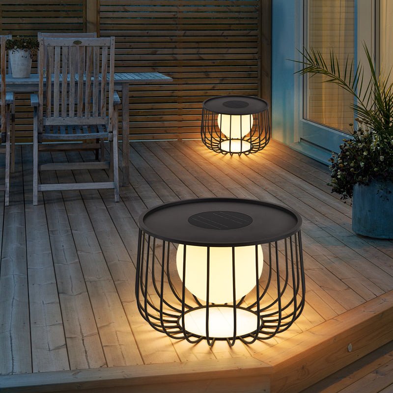 Solar Powered LED Outdoor Floor Lamp - XENTAR
