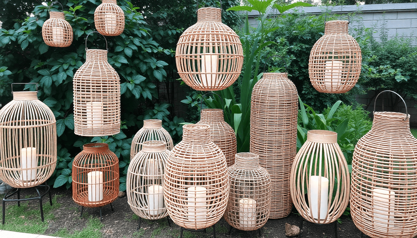 10 Stunning Rattan Lantern Outdoor Designs to Elevate Your Garden in 2025