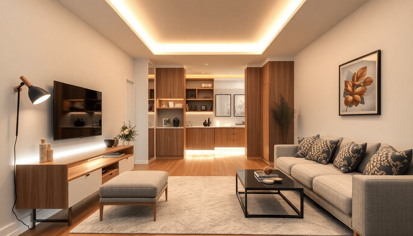Edge-to-Edge Illumination: How Concealed LED & Smart Lighting Pair with Multifunctional Furniture to Transform Small Spaces
