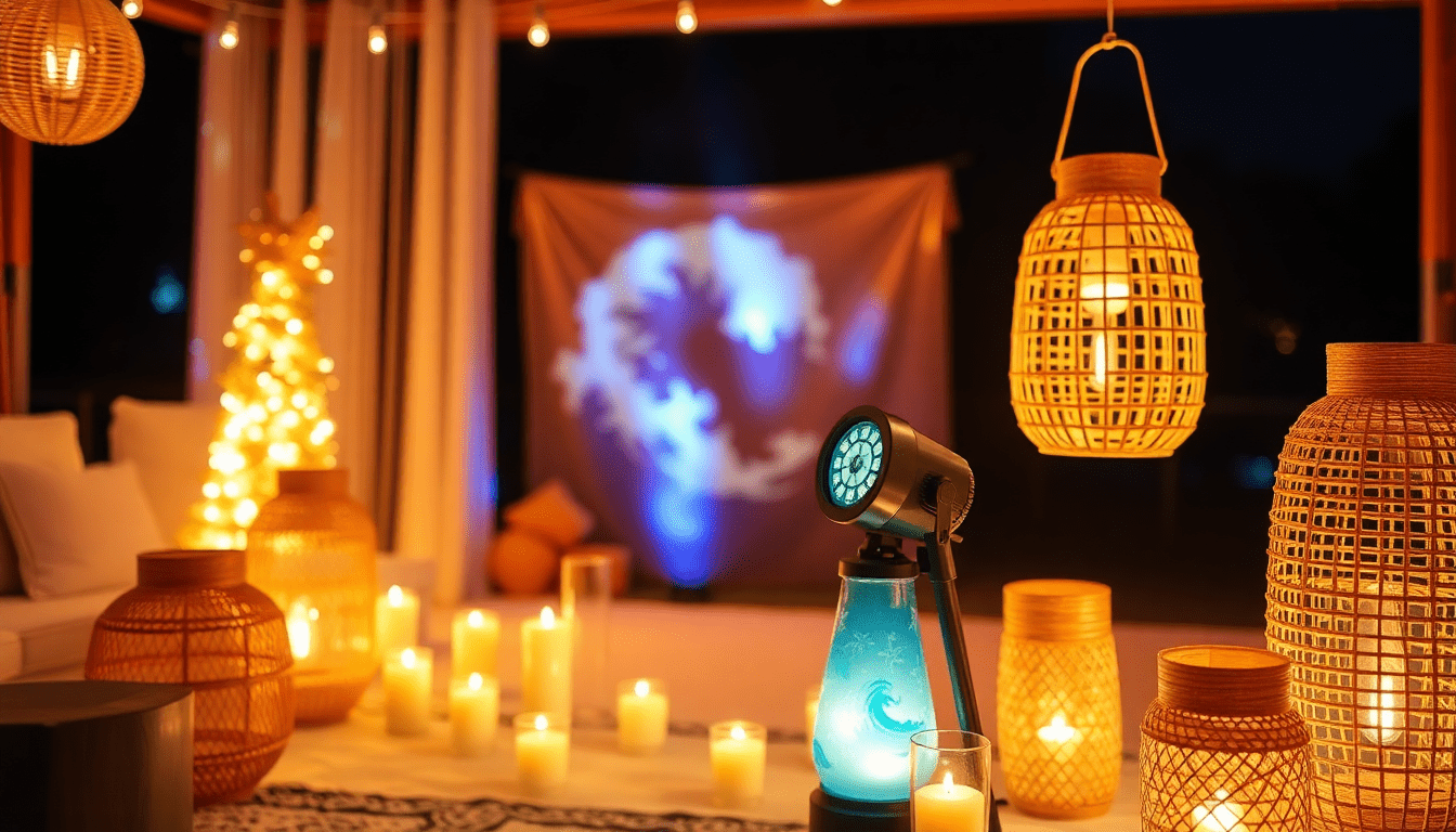 Elevate Your Home Ambiance: The Best Ocean Wave Projectors and Rattan Lanterns to Transform Your Space in 2025
