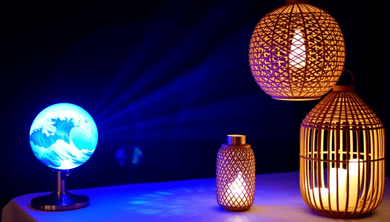Illuminate Your 2025 Home: Creative Ways to Use Ocean Wave Projectors and Rattan Outdoor Lanterns for Stunning Decor