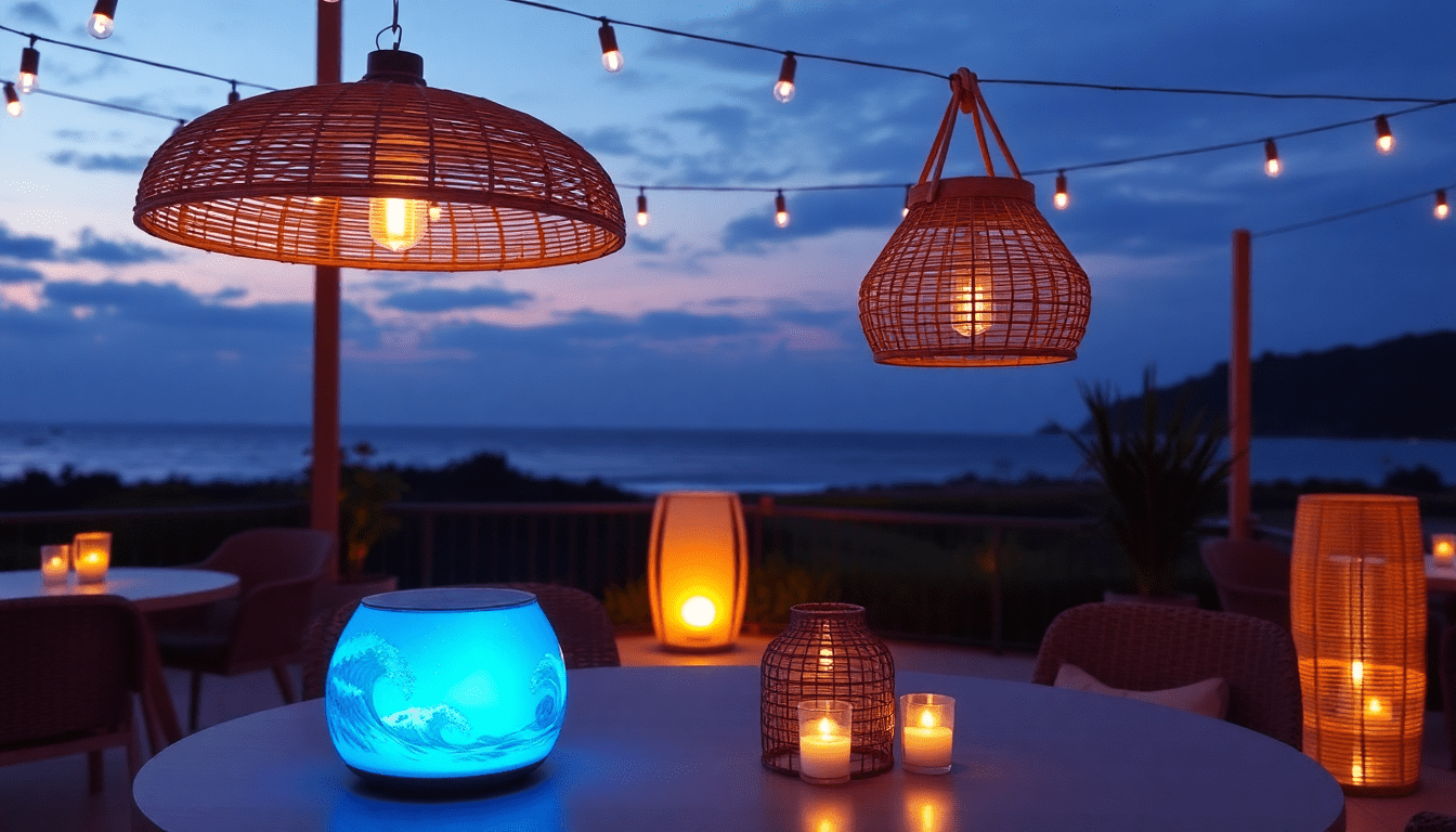 Illuminate Your Space: Innovative Ocean Wave Projector and Rattan Lantern Combinations for Stunning Outdoor Decor in 2025 - XENTAR