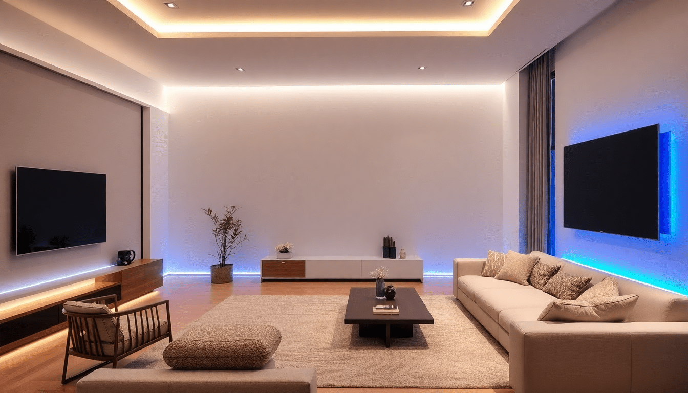 Innovative Ambient Lighting Strategies to Create Cozy, Multifunctional Living Spaces in Modern Home Design