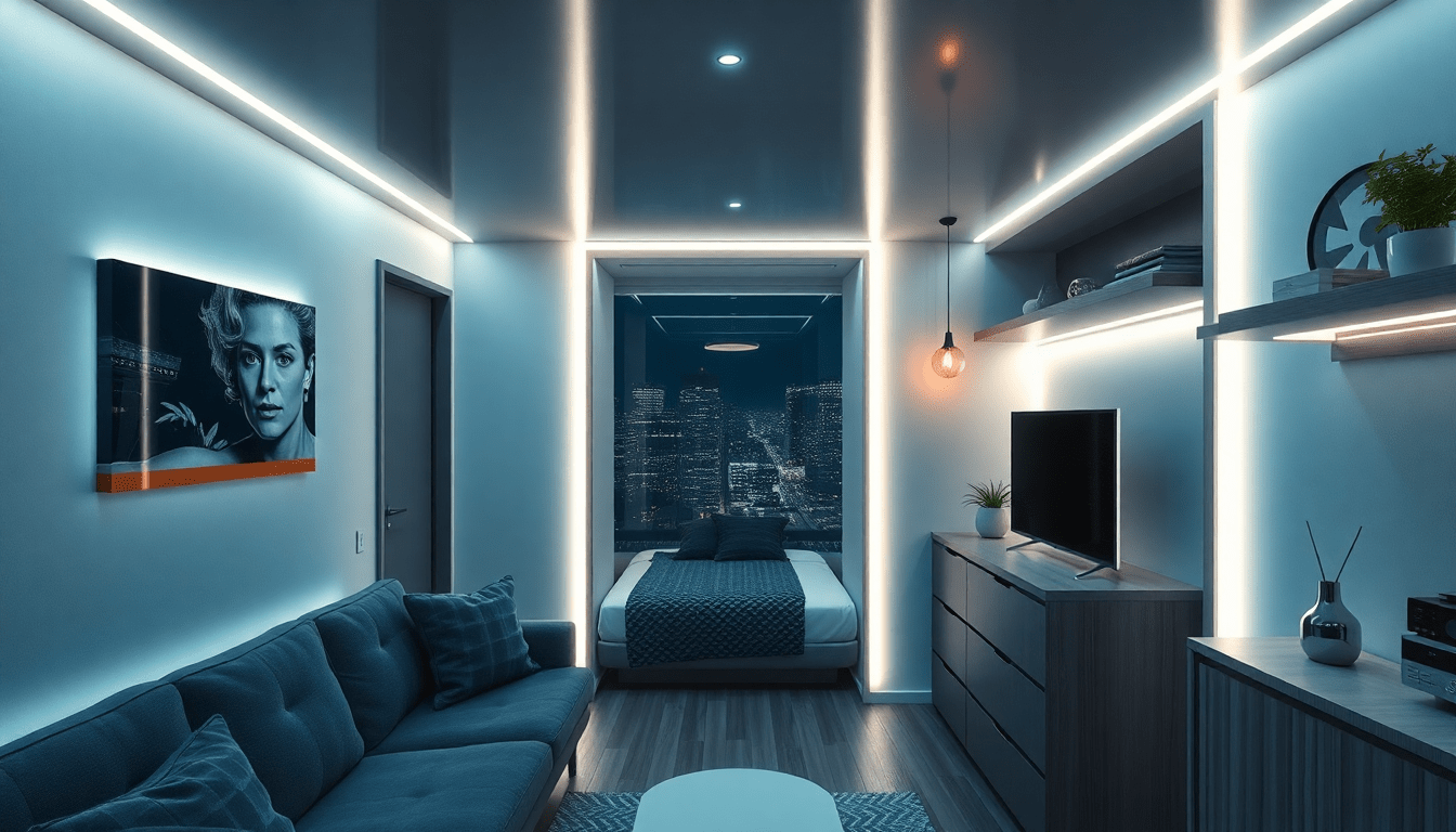 Seamline Lighting: LED Seams & Sensor Scenes for Micro-Apartments – XENTAR