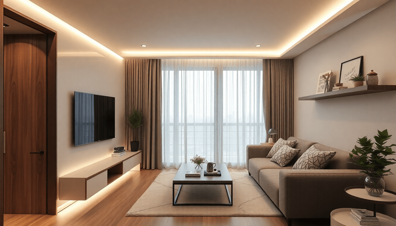Sensor-Activated Ambient Lighting Ideas to Highlight and Reveal Multifunctional Furniture in Small Homes