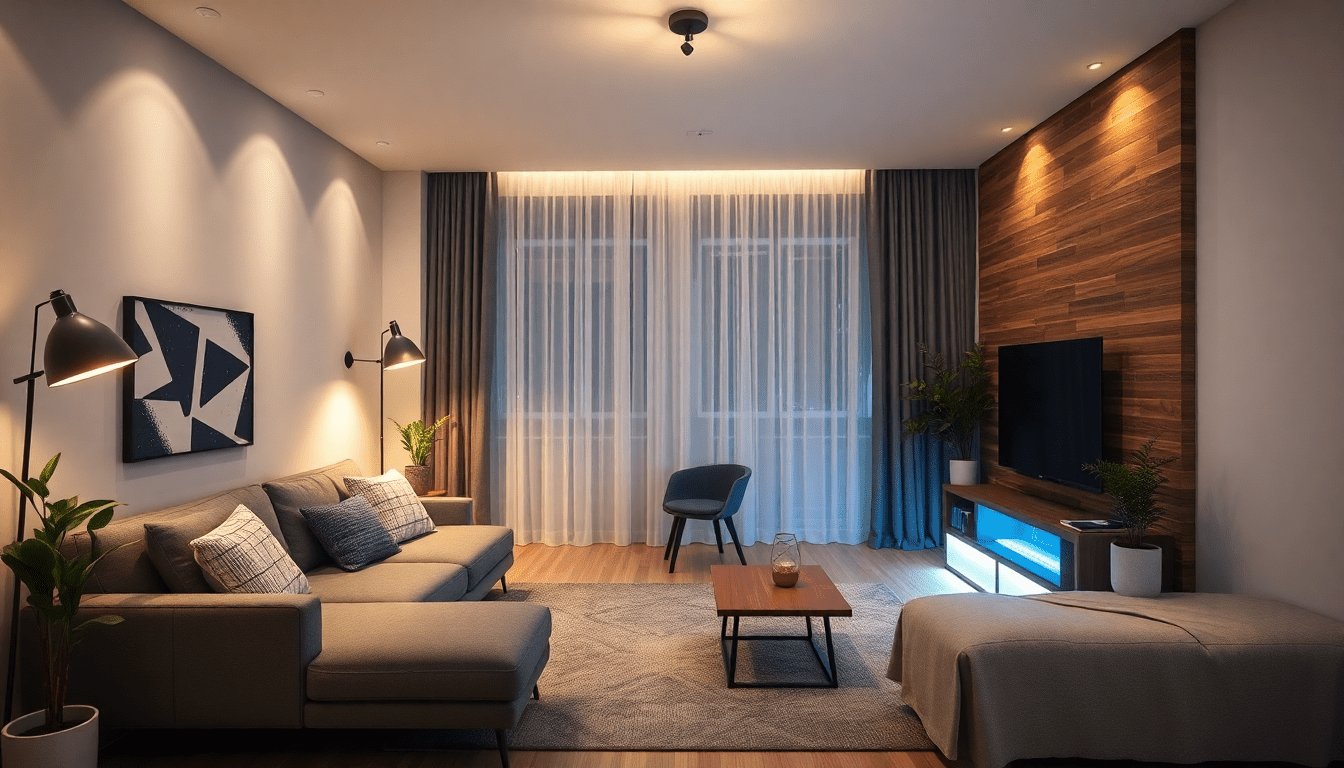 Smart Layered Lighting for Compact Homes: AI-Powered Daylight-Reproducing LEDs with Personalizable Zonal Control