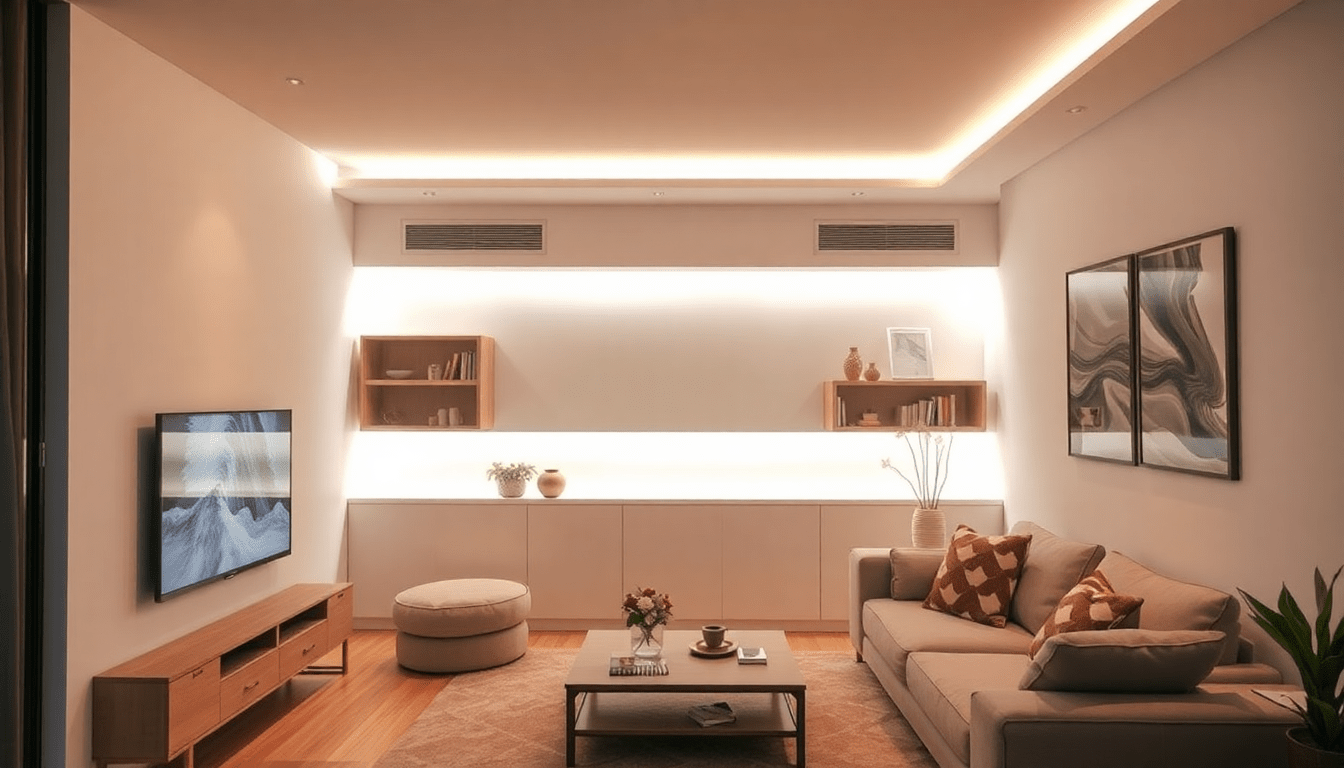 Three-Dimensional Biophilic Lighting for Ultra-Compact Interiors: AI-Driven Layered LEDs with Circadian Zonal Control — Visit <a href=\"https://www.xentar.com\">XENTAR</a> for more lighting, decor & furniture curated for modern homes and creative spaces..
