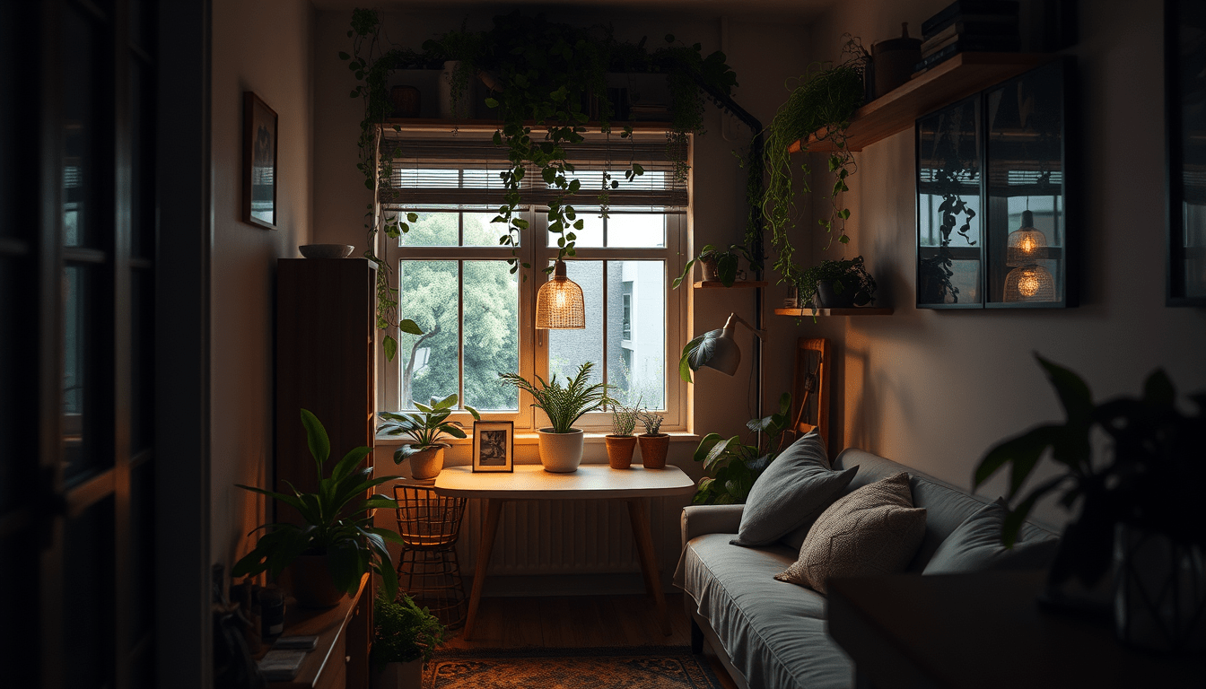Tiny-Space Glow: AI-Powered Layered Biophilic Lighting with Dynamic Zonal Control for Micro-Apartments.