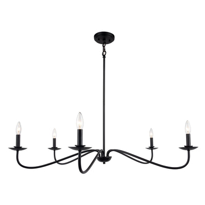 Ellie 5-Light Elegant Industrial Dimmable Chandelier