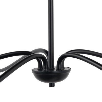 Ellie 5-Light Elegant Industrial Dimmable Chandelier