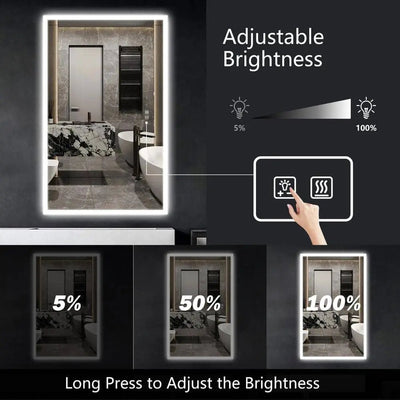 Hausvita Deluxe Edge Glow LED Bathroom Mirror