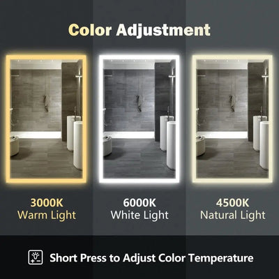 Hausvita Deluxe Edge Glow LED Bathroom Mirror