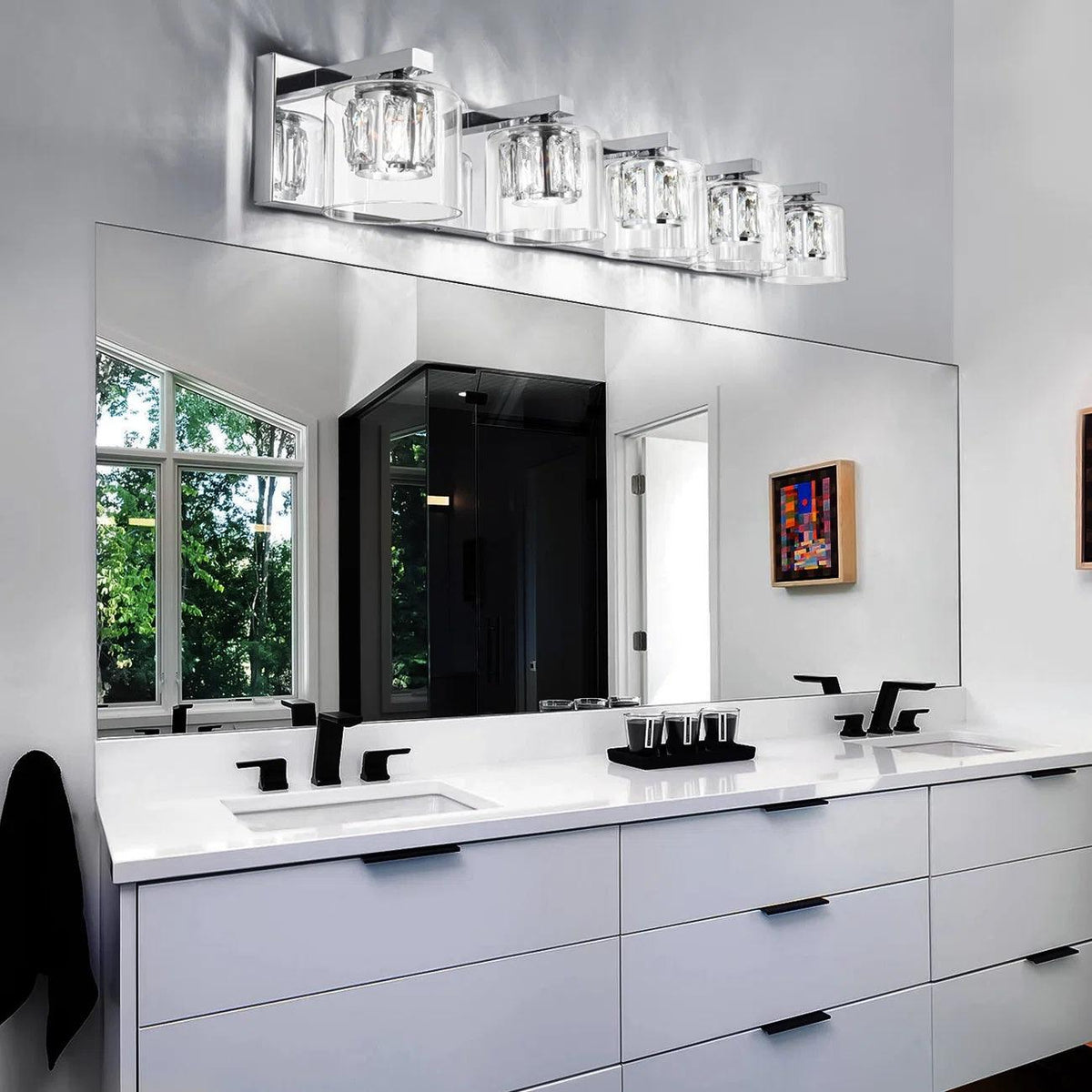 Kolt Modern 5-Light Bathroom Vanity Light